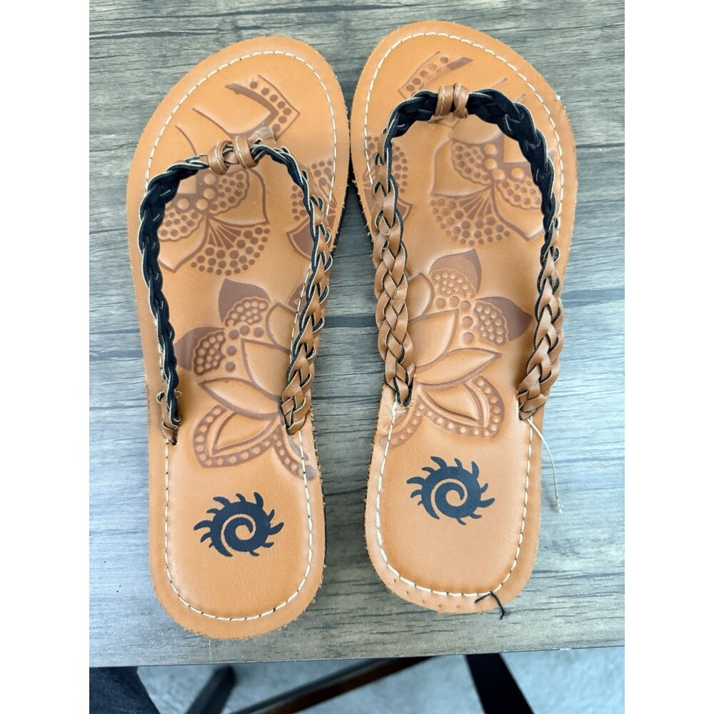 Brown Flip Flops